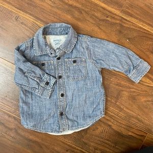 Baby Gap Chambray button down 6-12 months